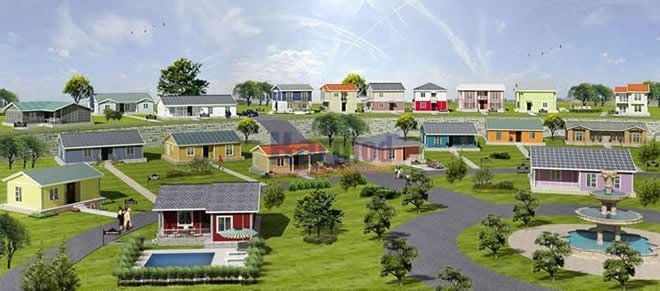 Prefabrik Acil Yerleşim Evleri